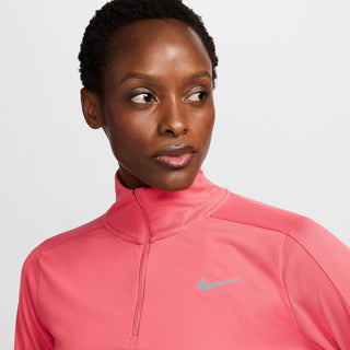 Nike Womens Dri-FIT Pacer 1/4 Zip | Aster Pink/Reflective Silver