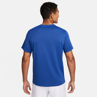 Nike Mens Dri-FIT UV Short Sleeved Miler | Game Royal/Reflective Silver