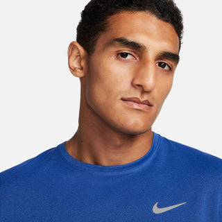 Nike Mens Dri-FIT UV Short Sleeved Miler | Game Royal/Reflective Silver