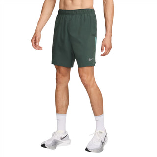 Nike Mens Dri-Fit Challenger 7" Brief Lined Shorts | Vintage Green/Reflective Silver