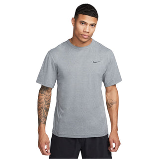 Nike Mens Dri-FIT UV Hyverse SS Tee | Smoke Grey/Heather/Black