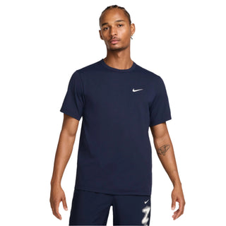 Nike Mens Dri-FIT UV Hyverse SS Tee | Obsidian / White