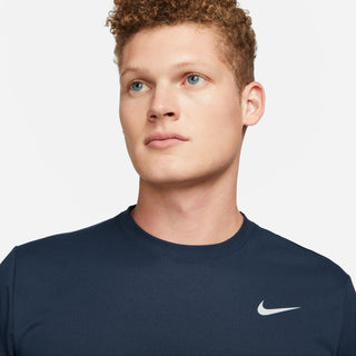 Nike Mens Dri-FIT Legend Fitness Tee | Obsidian/Matte Silver