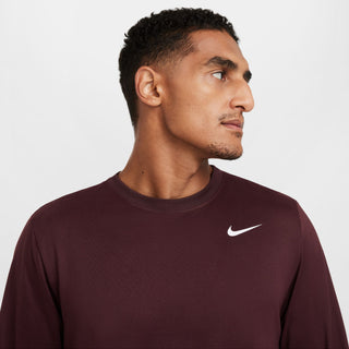 Nike Mens Dri-FIT Legend Tee | Burgundy Crush/White