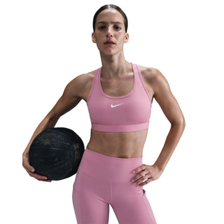 Nike Swoosh Medium Support Sports Bra | Elemental Pink