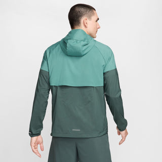 Nike Mens Windrunner Repel Jacket | Bicoastal/Vintage Green/Reflective Silver