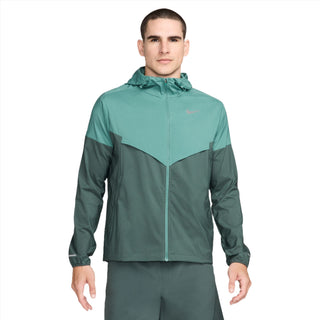 Nike Mens Windrunner Repel Jacket | Bicoastal/Vintage Green/Reflective Silver