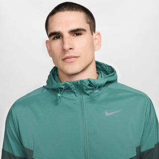 Nike Mens Windrunner Repel Jacket | Bicoastal/Vintage Green/Reflective Silver