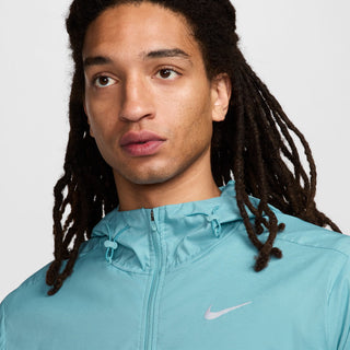 Nike Mens Windrunner Repel Jacket | Denim Turq/Reflective Silver