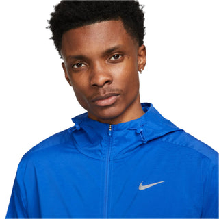 Nike Mens Windrunner Repel Running Jacket | Game Royal/Reflective Silver