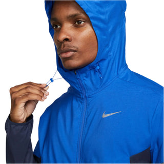 Nike Mens Windrunner Repel Running Jacket | Game Royal/Reflective Silver