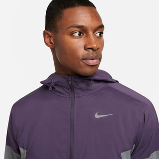 Nike Mens Windrunner Repel Jacket | Dark Raisin/Reflective Silver