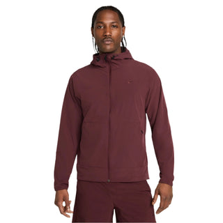 Nike Mens Water-Repellent Versatile Jacket | Burgundy Crush/Black