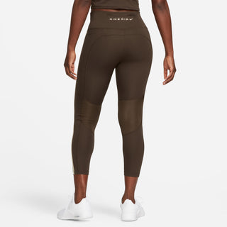 Brown Nike Womens Air Fast Mid Rise 7 8 Length Running Leggings - Get The  Label