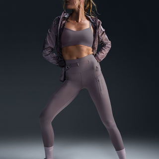 Nike Womens Trail Go High Waisted 7/8 Leggings | Light Violet Ore/Taupe Grey