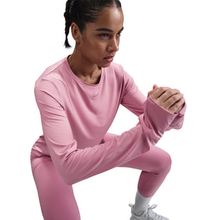 Nike One Classics Dri-FIT Long-Sleeve Top | Elemental Pink