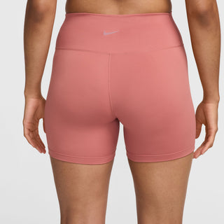 Nike Womens One High-Waisted 5" Biker Shorts | Canyon Pink/Black