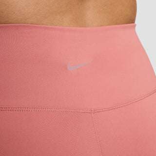 Nike Womens One High-Waisted 5" Biker Shorts | Canyon Pink/Black