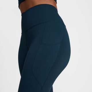 Nike Womens One High-Waisted 7/8 Leggings | Armoury Navy/Black