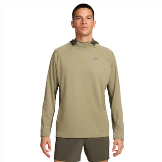 Nike Mens Trail Dri-FIT UV Hooded Top | Neutral Olive/Medium Olive