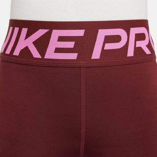 Nike Kids Pro Dri-FIT Shorts | Dark Team Red/Playful Pink