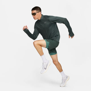 Nike Mens DF Pacer Top Half-Zip | Vintage Green