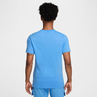 Nike Mens Dri-FIT Trail Running Logo Tee | University Blue / Volt