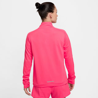 Nike Womens Swoosh Dri-FIT 1/4 Zip | Aster Pink/Reflective Silver