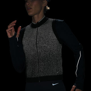 Nike Womens Running Division Therma-FIT Running Vest | Black/Grey