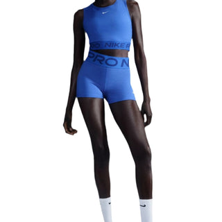 Nike Womens Pro Sculpt 3" Biker Shorts | Hyper Royal/White