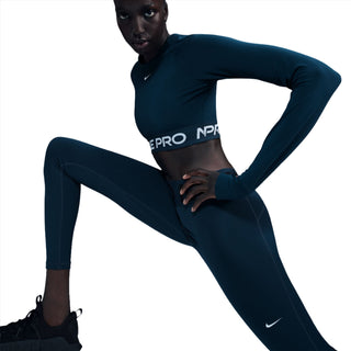 Nike Womens Pro Sculpt High Waisted Leggings | Armoury Navy/White