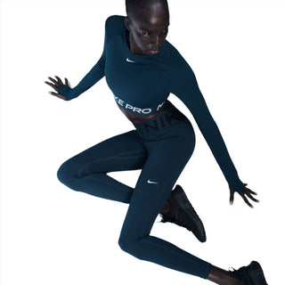 Nike Womens Pro Sculpt High Waisted Leggings | Armoury Navy/White