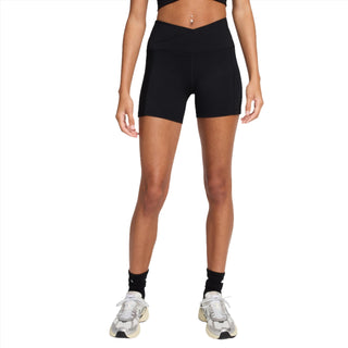 Nike Womens One Wrap High Waisted 5" Shorts | Black