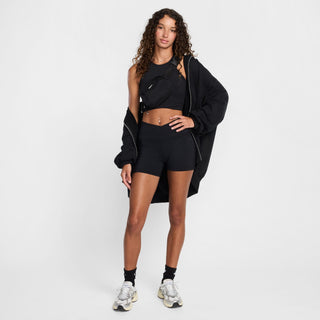 Nike Womens One Wrap High Waisted 5" Shorts | Black