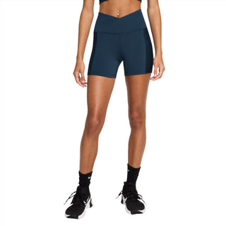 Nike Womens One Wrap High Waisted 5" Shorts | Armoury Navy/Black