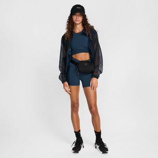 Nike Womens One Wrap High Waisted 5" Shorts | Armoury Navy/Black