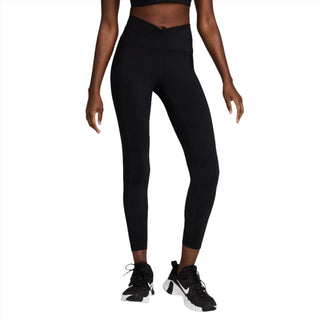 Nike Womens Dri-FIT One High-Waisted 7/8 Leggings | Black
