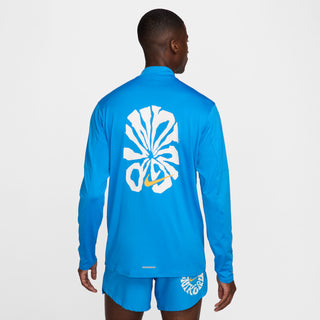 Nike Mens Element Run Energy 1/2 Zip | Light Photo Blue