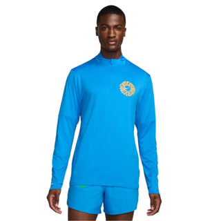 Nike Mens Element Run Energy 1/2 Zip | Light Photo Blue