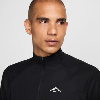 Nike Mens Trail Dri-FIT 1/2-Zip | Black/Summit White