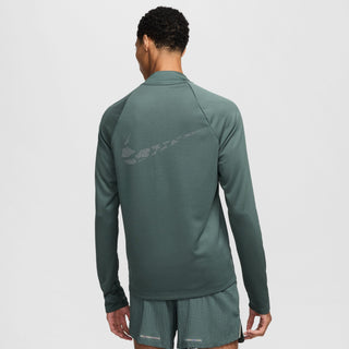 Nike Mens Element Run Division Dri-FIT 1/2 Zip | Vintage Green/Dark Stucco