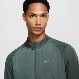 Nike Mens Element Run Division Dri-FIT 1/2 Zip | Vintage Green/Dark Stucco