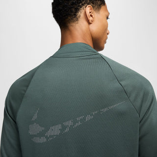 Nike Mens Element Run Division Dri-FIT 1/2 Zip | Vintage Green/Dark Stucco