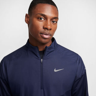 Nike Mens Sphere Element Therma-FIT Water Repellent 1/2 Zip | Obsidian