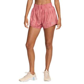 Nike Womens Dri-FIT 3" Brief Lined Shorts | Canyon Pink/Black