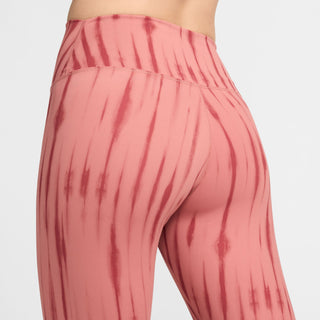 Nike Womens One High-Waisted 7/8 Printed Leggings | Canyon Pink/Black