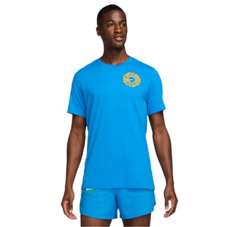 Nike Mens Dri-FIT Tee Marathon Energy Tee | Light Photo Blue