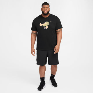 Nike Mens Dri-FIT SLUB Fitness Tee | Black