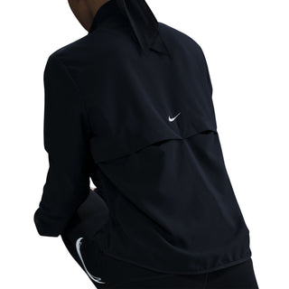 Nike Womens Swoosh Dri-FIT Running Jacket | Black/White