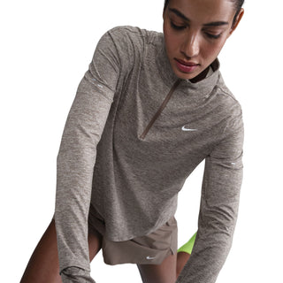 Nike Swift Dri-FIT UV 1/4 Zip | Mink Brown